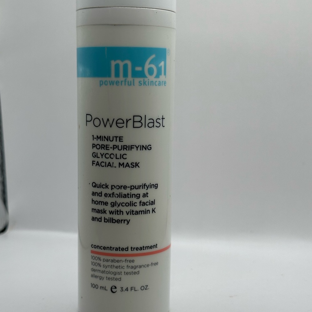 M-61 PowerBlast - 1 Minute Pore-Purifying Glycolic Facial Mask, 3.4 oz